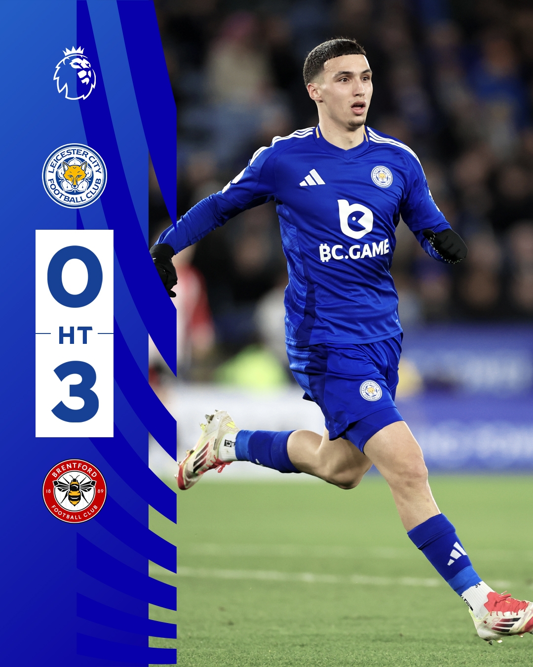 半場0-3！萊斯特若不進(jìn)球輸球，將主場6連敗0進(jìn)球創(chuàng)歷史最糟戰(zhàn)績
