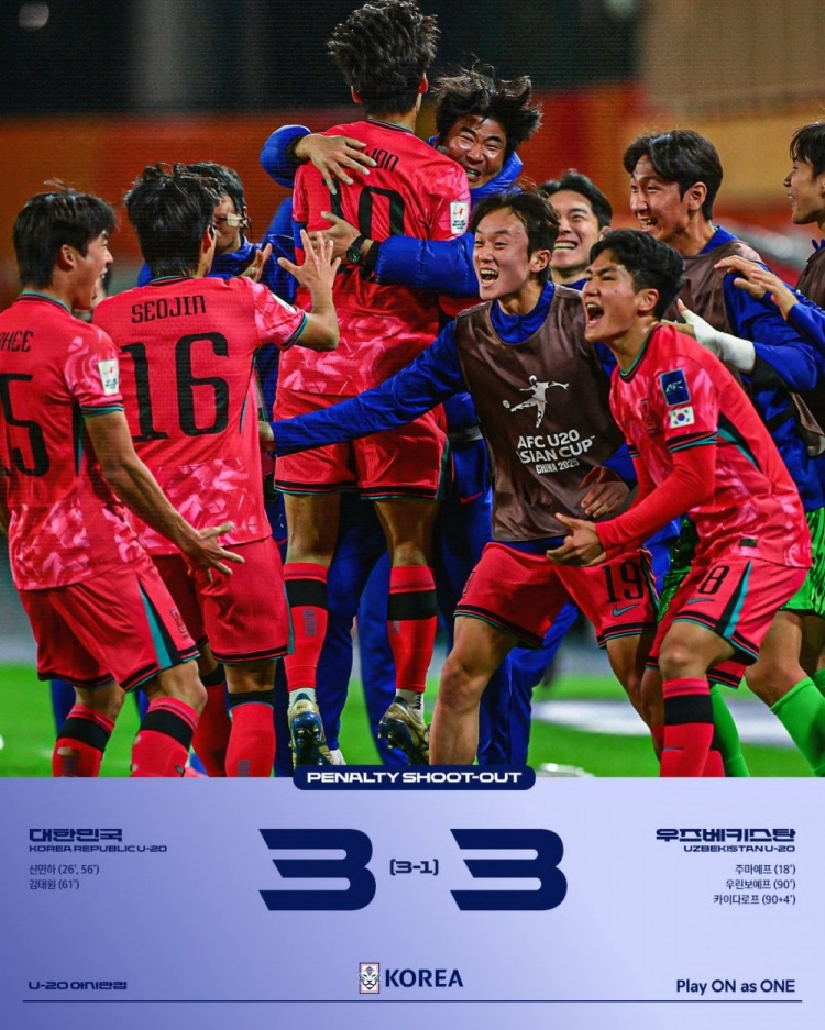 韓國(guó)U20門將：對(duì)撲點(diǎn)很有信心，訓(xùn)練中一度10次射門撲出8次